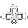 Trójnik (M12x1/M12x1)