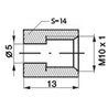 Złącze GW fi5 M10x1,0 SW14, L-13mm (10 szt.)