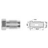 Złącze GZ fi5 G7/16"x20UNF SW12, L-21,5mm (10 szt.)