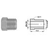 Złącze GZ fi4,95 G7/16"x24UNF SW11, L-14,5mm (10 szt.)