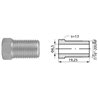 Złącze GZ fi6,5 G7/16"x20UNF SW13, L-19,25mm