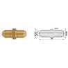 Łącznik nypel M10x1,0/M10x1,0 dł.: 28mm