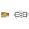 Łącznik mufa prosty M12x1,0 dł.: 27mm, gniazdo kielich