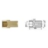 Redukcja M12x1,0/M10x1,25 złącza hamulcowego dł.: 29,5mm,