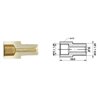 Redukcja M10x1,25/M10x1,25 złącza hamulcowego dł.: 29,5mm,