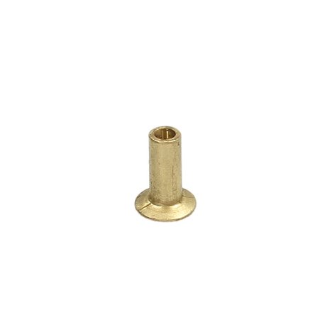 Nit okładziny mosiężny drążony 6,35x16mm (100 szt.) 