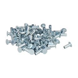 Nity okładziny stalowy rurkowy (6,35mmx14,3mm, opak. 100szt.) stalowy rurkowy 