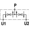 Rozdzielacz przepływu 3/8 "x3/8" 10-20 l/min