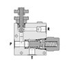 Zawór regulacji przepływu 3-drożny 1/2" 50-90 l/min