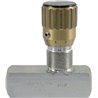 Zawór dławiąco-zwrotny FT 2257/5 ze stali szlachetnej 1/2"