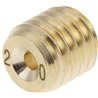 Śruba dławiąca SSM M8 ø 2.0 mm mosieżna
