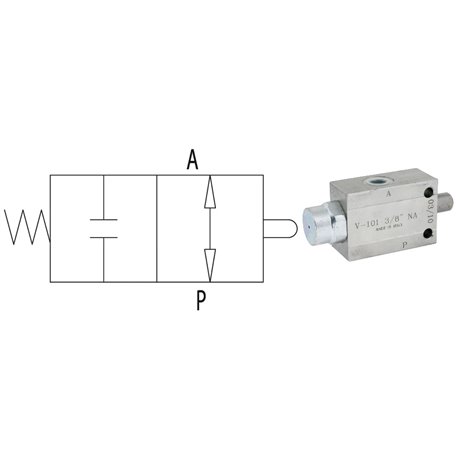 Zawór krańcowy VF-NA, G1/2"