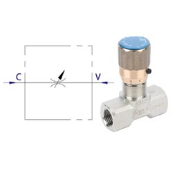 Zawór dławiący FT 1/4"