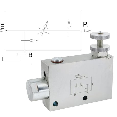 Regulator przepływu VPR3, G3/4"