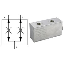 Dzielnik strumienia 3/8" 4 - 12 l/min