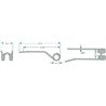 Palec zgrabiarki 410/99/41 fi9,0 mm, pasuje do Deutz-Fahr  (czarno-niebieski) 