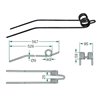 Palec zgrabiarki 567/95/40 fi9,0 mm, zam. do Deutz-Fahr