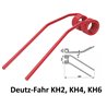 Palec zgrabiarki 370/105/35 fi9,0 mm, pasuje do Deutz-Fahr