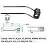Palec zgrabiarki 378/96/67 fi9,0 mm, oryginał Deutz-Fahr