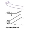 Palec, ząb zgrabiarki 370/105/35 fi9,0 mm, oryginał Deutz-Fahr VF06580391 Deutz Fahr 9006580391003