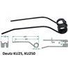 Palec zgrabiarki 410/92/41 fi9,0 mm, lewy, pasuje do Deutz-Fahr 16502741