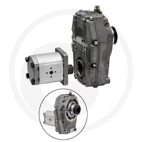 Multiplikator 1:3,8 z pompą 40l/min zatrzask 1i3/8" Z6