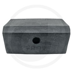 Odbojnik 50x60x110 gumowy prostokątny, przyczepa HL4059139012831