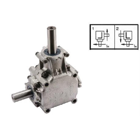 Przekładnia L 1:1,9 fi25mm/fi25mm (9.124.004) Comer L-25A
