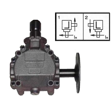 Przekładnia L 1:1 1i3/8"Z6/tarcza fi118mm B&P Bondioli&Pavesi