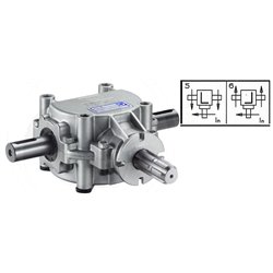 Przekładnia T 1:1 1i3/8Z6/fi25mm/f25mm B&P Bondioli&Pavesi