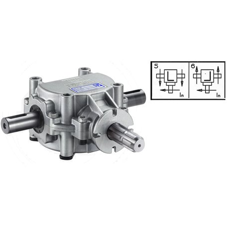 Przekładnia T 1,9:1 fi25mm/fi25mm/fi25mm B&P Bondioli&Pavesi