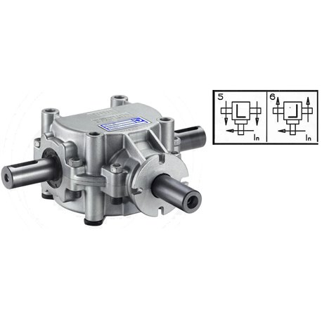 Przekładnia T 2,78:1 fi25mm/fi25mm/fi25mm B&P Bondioli&Pavesi