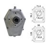 Multiplikator 1:3,5 do pomp grupy 3 szybkozłącze 1i3/8" Z6