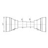 Pierścień ślizgowy B-4/1 fi50/58-rura I 66mm LFMR 40210/01.00.002/1