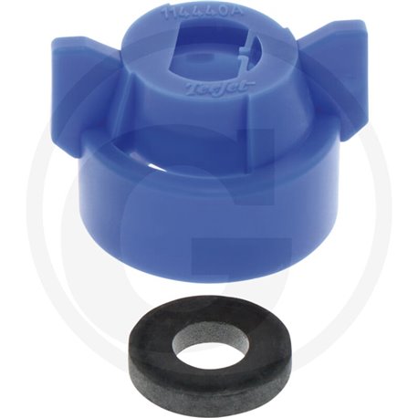 Bajonettmutter SW 8 Blau inkl.Dichtung