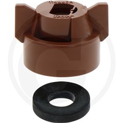 Bajonettmutter SW 8 Braun inkl.Dichtung