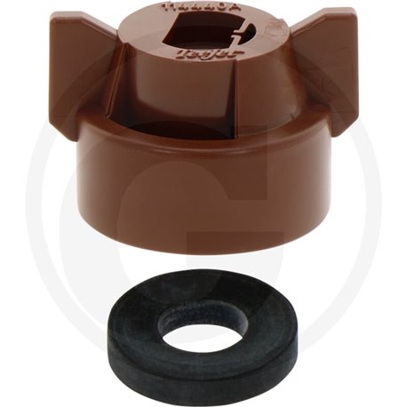 Bajonettmutter SW 8 Braun inkl.Dichtung
