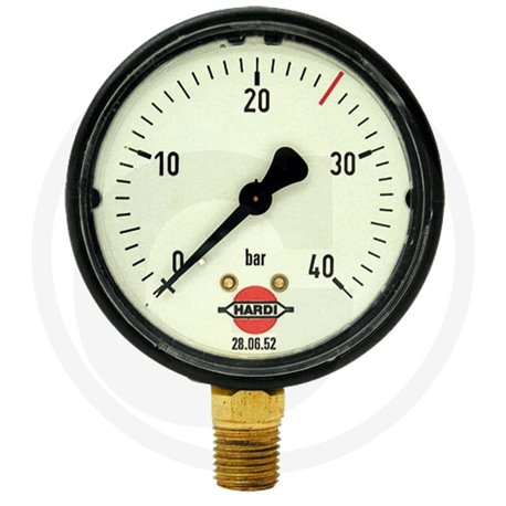 Hardi 280652 Manometr 0-40bar 1/4" dół, glicerynowy fi65mm