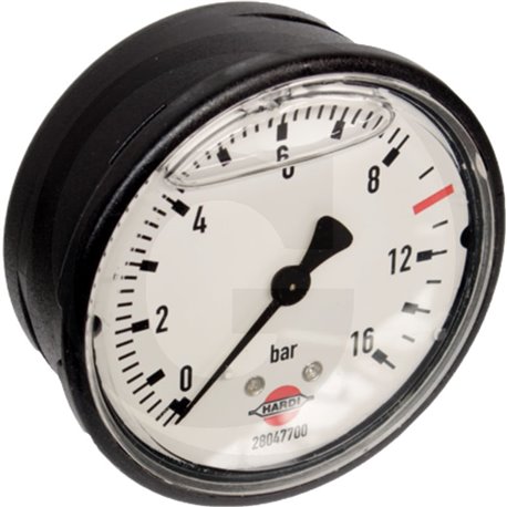 Hardi 28047700 Manometr 0-16bar tył, glicerynowy