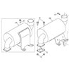 R105059 John Deere Uszczelnienie rury wydechowej,