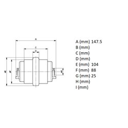 Rolka jezdna 231/28600, UF023Z6C