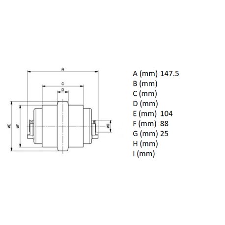 Rolka jezdna 231/28600, UF023Z6C