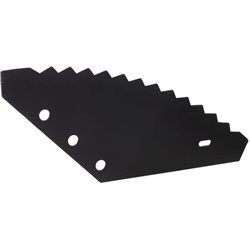 Nóż paszowozu 528x274x6 mm Ø 22 mm z węglikiem