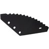 Nóż paszowozu Unifeed 528x274x6 mm Ø 22 mm z węglikiem