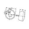 Lampa zespolona, tylna 2SD001685231 Hella 4082300051346