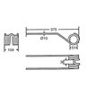 Palec zgrabiarki 375/104/51 fi10 mm, oryginał Deutz-Fahr