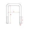 Uchwyt ramy 30x30 mm M10