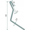 Palec zagarniający 9x400  Hassia, Lemken prawy 064203 pasuje