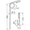 Palec zagarniający 12x490 Horsch, Vaderstad oryg,