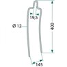 Horsch 23250303 Palec zagarniający, TurboDisc